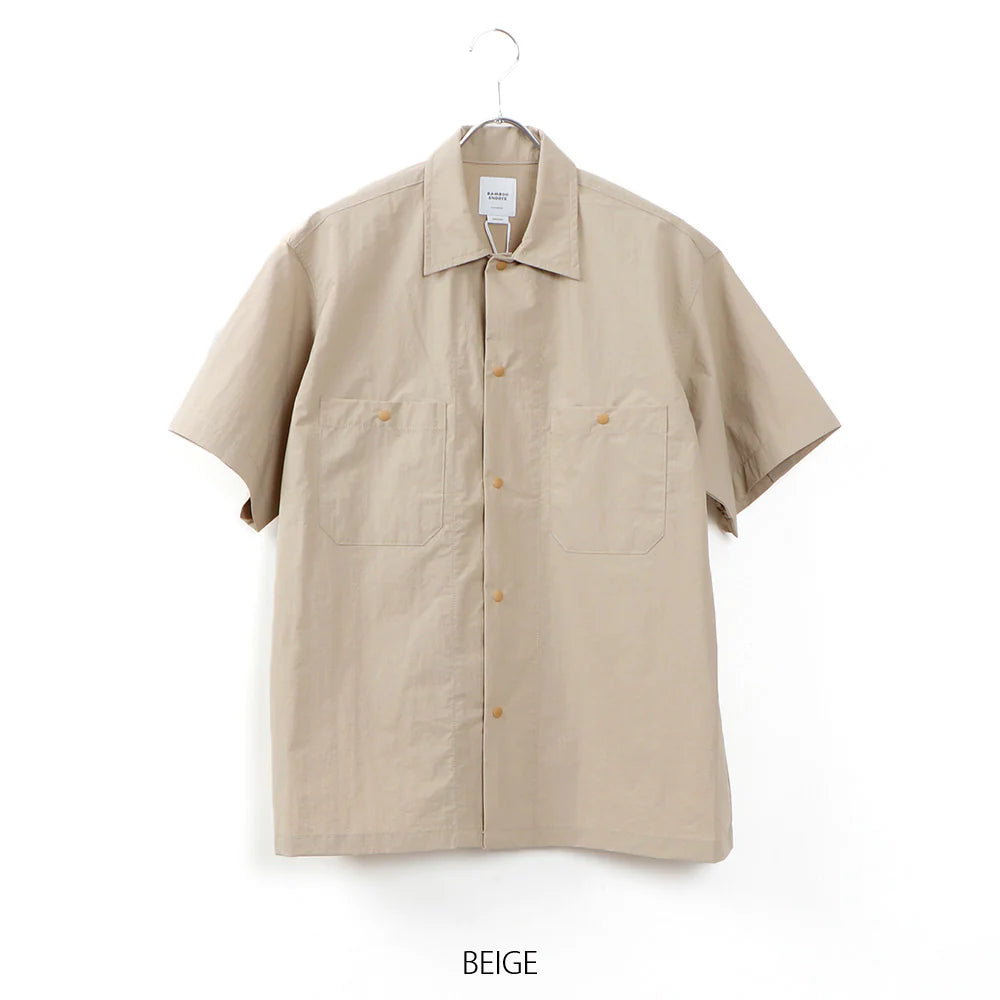 BAMBOO SHOOTS バンブーシュート SHORT SLEEVE OPEN COLLAR SHIRT ショートスリーブ オープンカラーシャツ