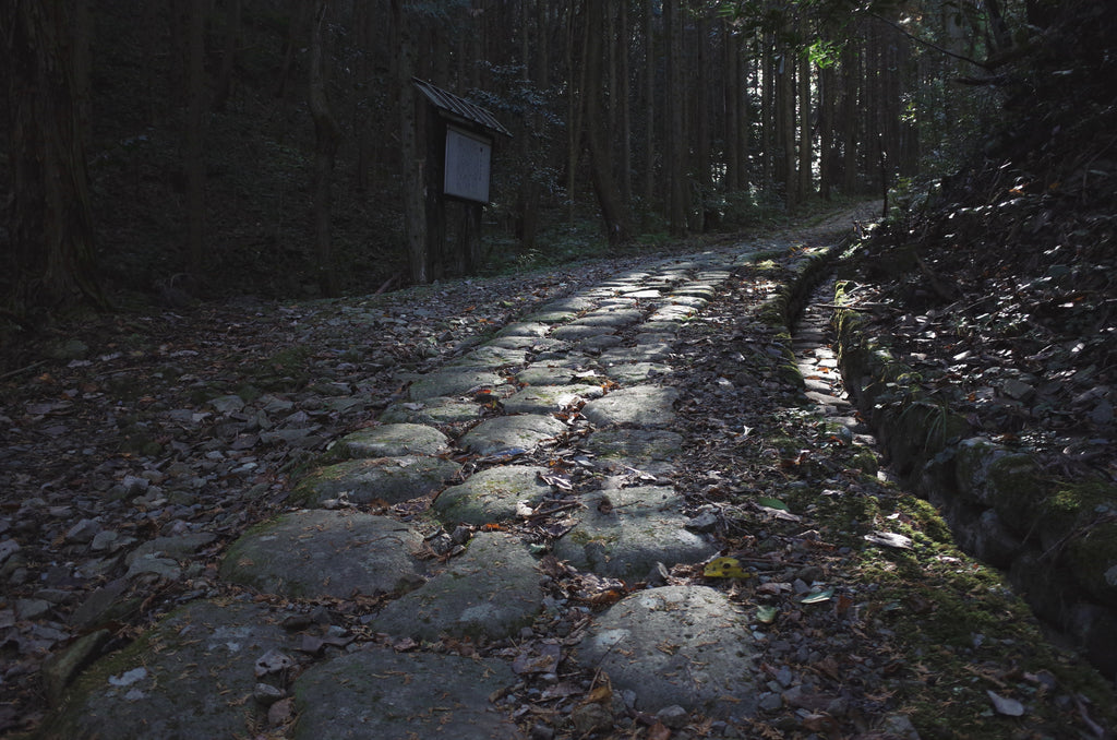 萩往還　街道歩き　古道　山口県　ロングトレイル　ULハイク　一升谷　石畳