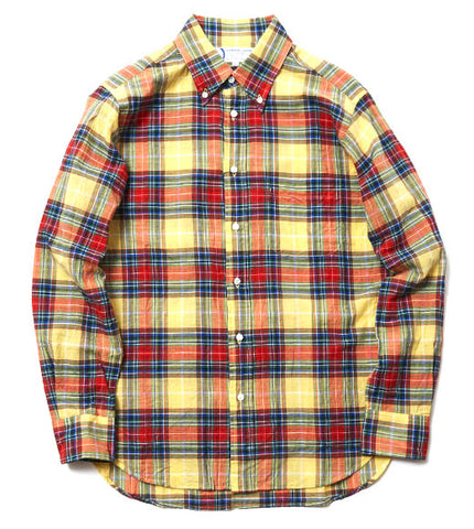 BAMBOO SHOOTS（バンブーシュート）| MADRAS CHECK B.D. SHIRT