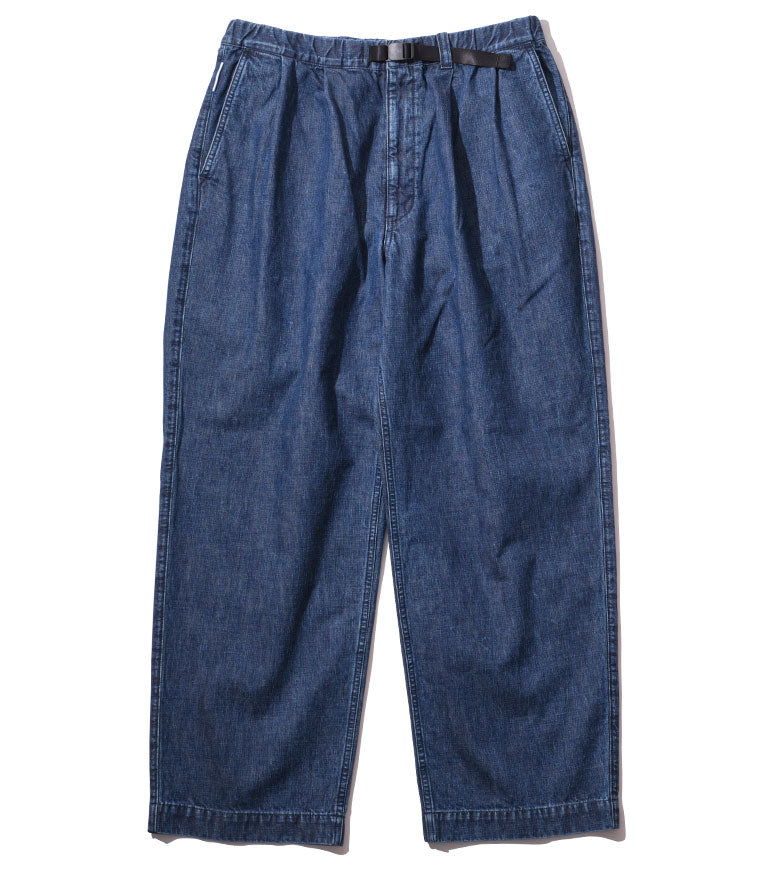 PLEATED DENIM CLIMBING PANTS TYPE-1 STRAIGHT プリーテッド デニム クライミング パンツ タイプ-1 ストレート BAMBOO SHOOTS バンブーシュート