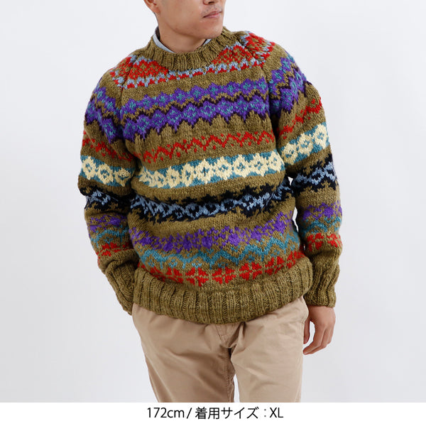 FAIR ISLE #8 PULLOVER フェアアイル ＃8 プルオーバー chamula チャムラ