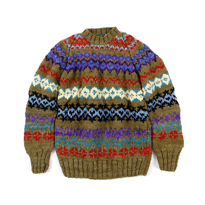 FAIR ISLE #8 PULLOVER フェアアイル ＃8 プルオーバー chamula チャムラ