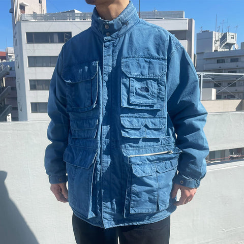 23ss ノースフェイスパープルレーベル Indigo Field Jacket-