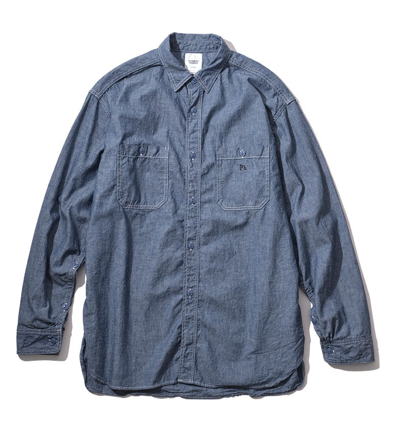 CHAMBRAY TREK SHIRT シャンブレーシャツ BAMBOO SHOOTS