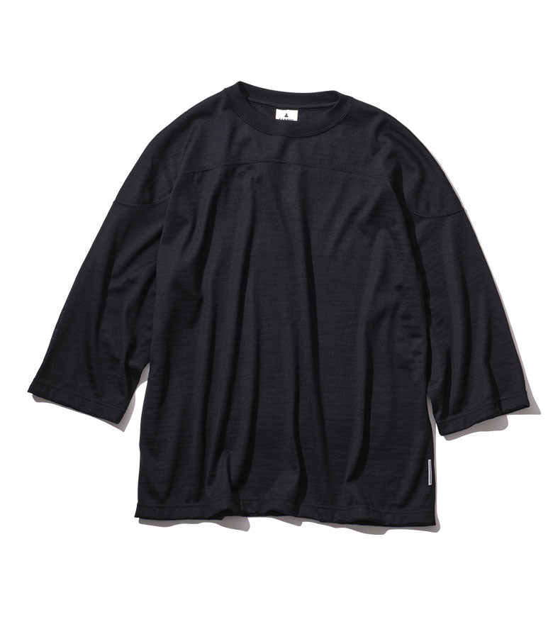 T-SHIRT：MERINO WOOL 3/4 SLEEVE FOOTBALL TEE メリノフットボールTEEE BAMBOO SHOOTS