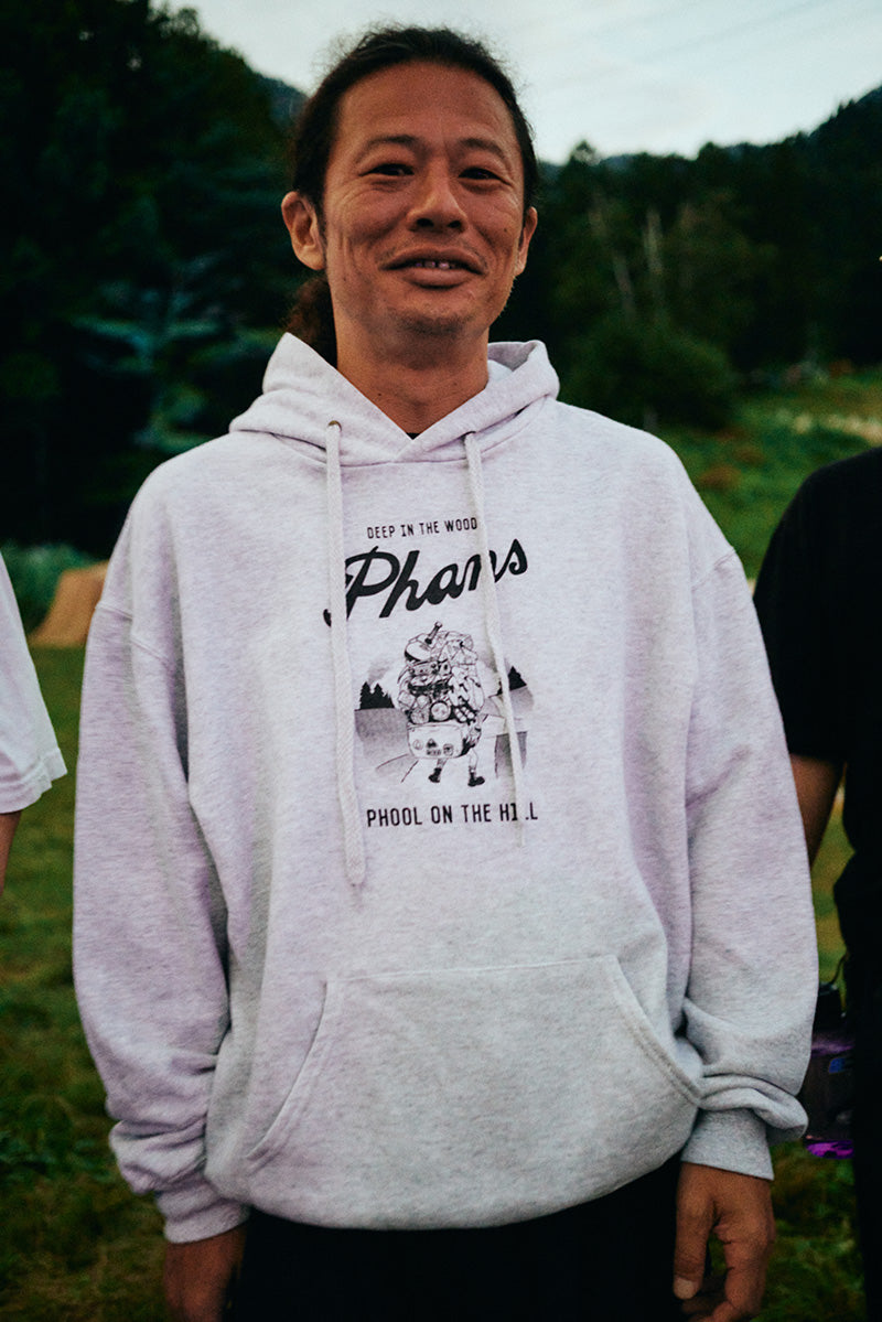 PHOOL ON THE HILL HOODD SWEAT SHIRT フールオンザヒル フーデッドスウェットシャツ BAMBOO SHOOTS バンブーシュート Ph