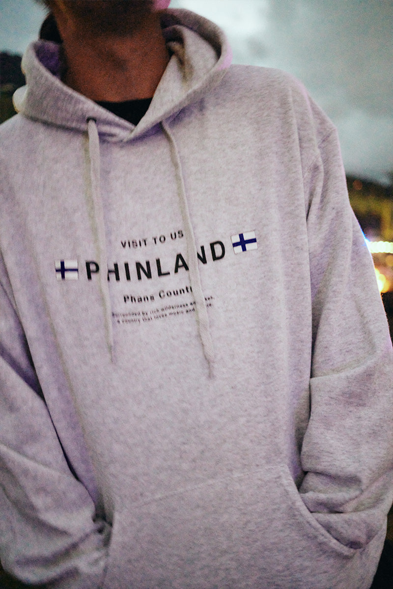 WELCOME TO PHINLAND HOODED SWEAT SHIRT ウェルカム トゥ フィンランド フーデッドスウェットシャツ BAMBOO SHOOTS バンブーシュート Ph