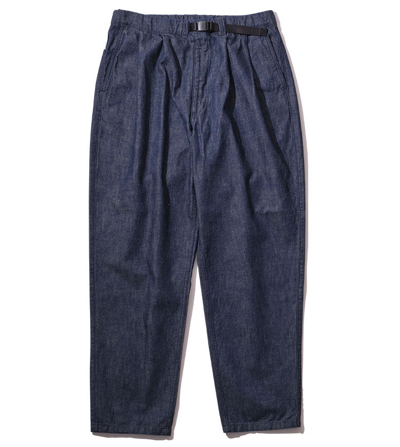 PLEATED DENIM CLIMBING PANTS TYPE-2 TAPERED デニム クライミングパンツ bamboo shoots