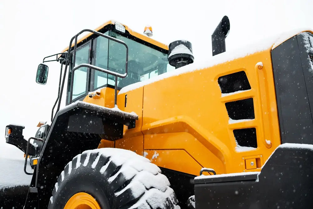 3. Break Salt Up with a Skid Steer or Loader