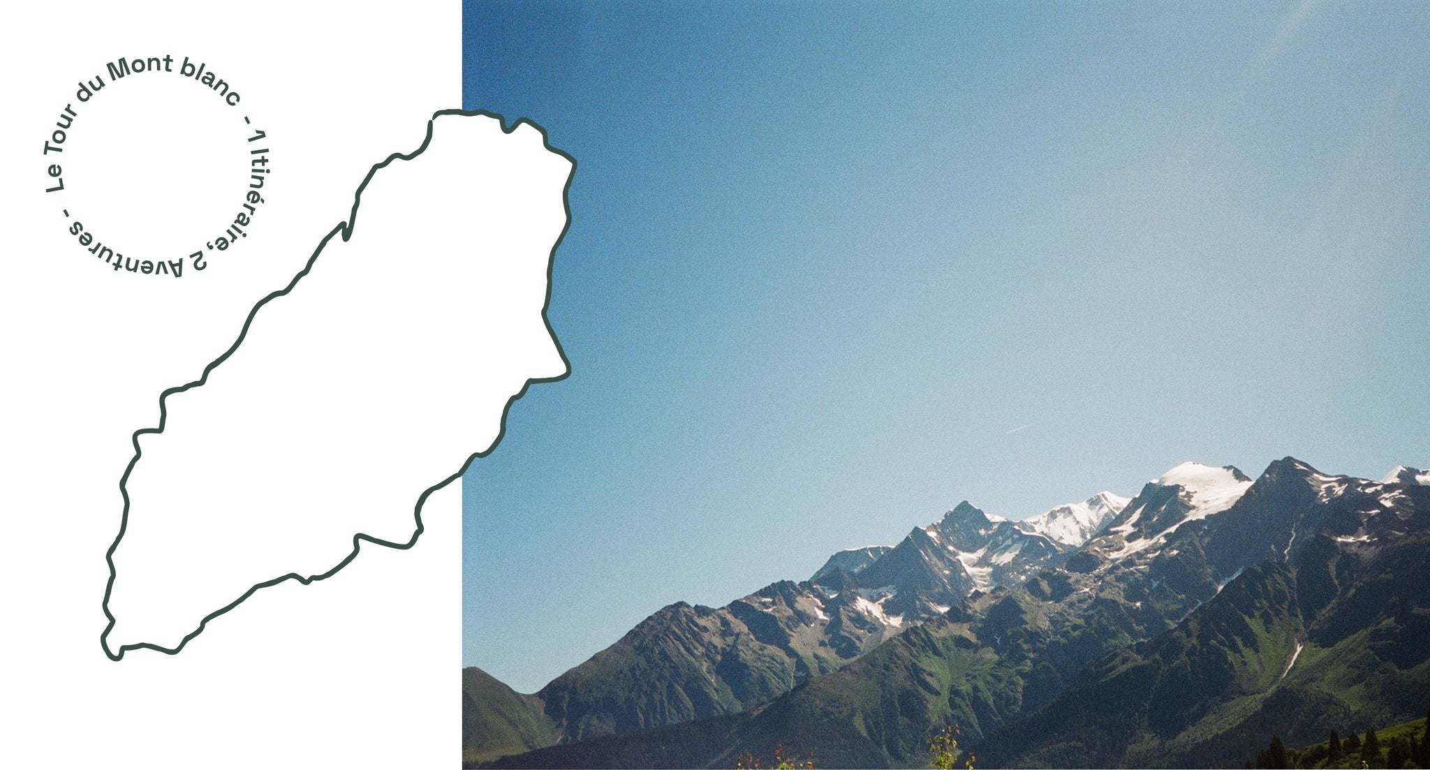 Map tour du mont blanc NOSC 