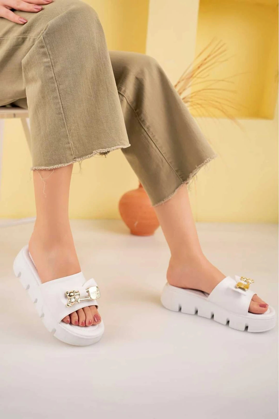 Women's Bow Daily Stylish Slippers