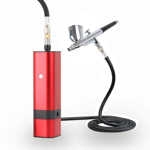 Best Quality New Arrival TM80S Wireless Airbrush With Compressor Kit 32Psi Auto Start Stop Mini Portable Cordless Personal - Mike's mixed store