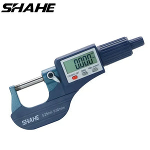 Shahe 0-25/25-50/50-75/100 mm Micron Digital Outside Micrometer Electronic Micrometer Gauge 0.001 mm Digital Tools Caliper - Mike's mixed store