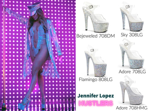 Jennifer Lopez Hustlers Pleaser Heels