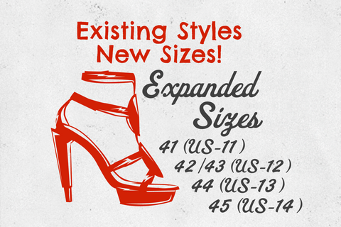 New Sizes Expanded US11 US12 US13 US14