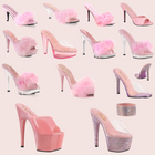 All Baby Pink Mules