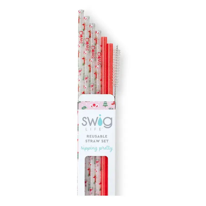 Swig Reusable Straws Howdy Holidays