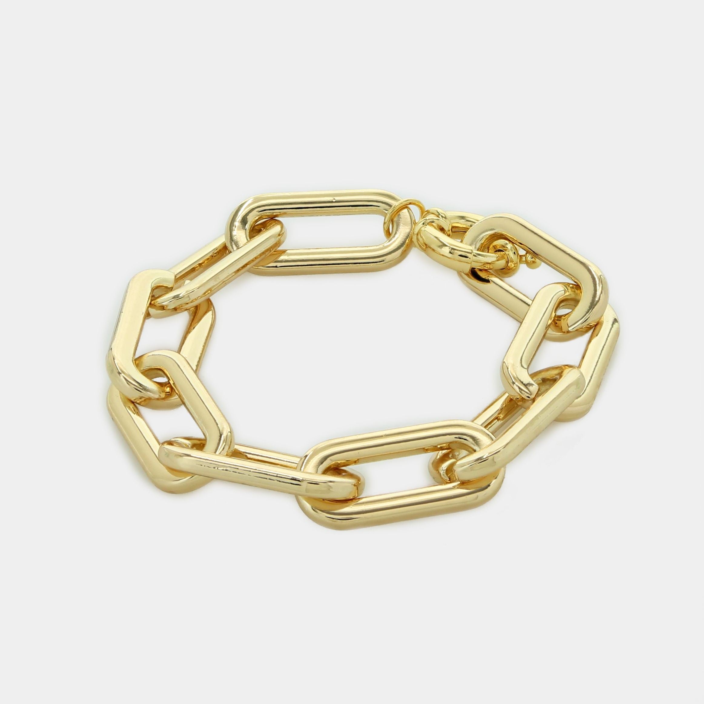 Oversized Paperclip Bracelet