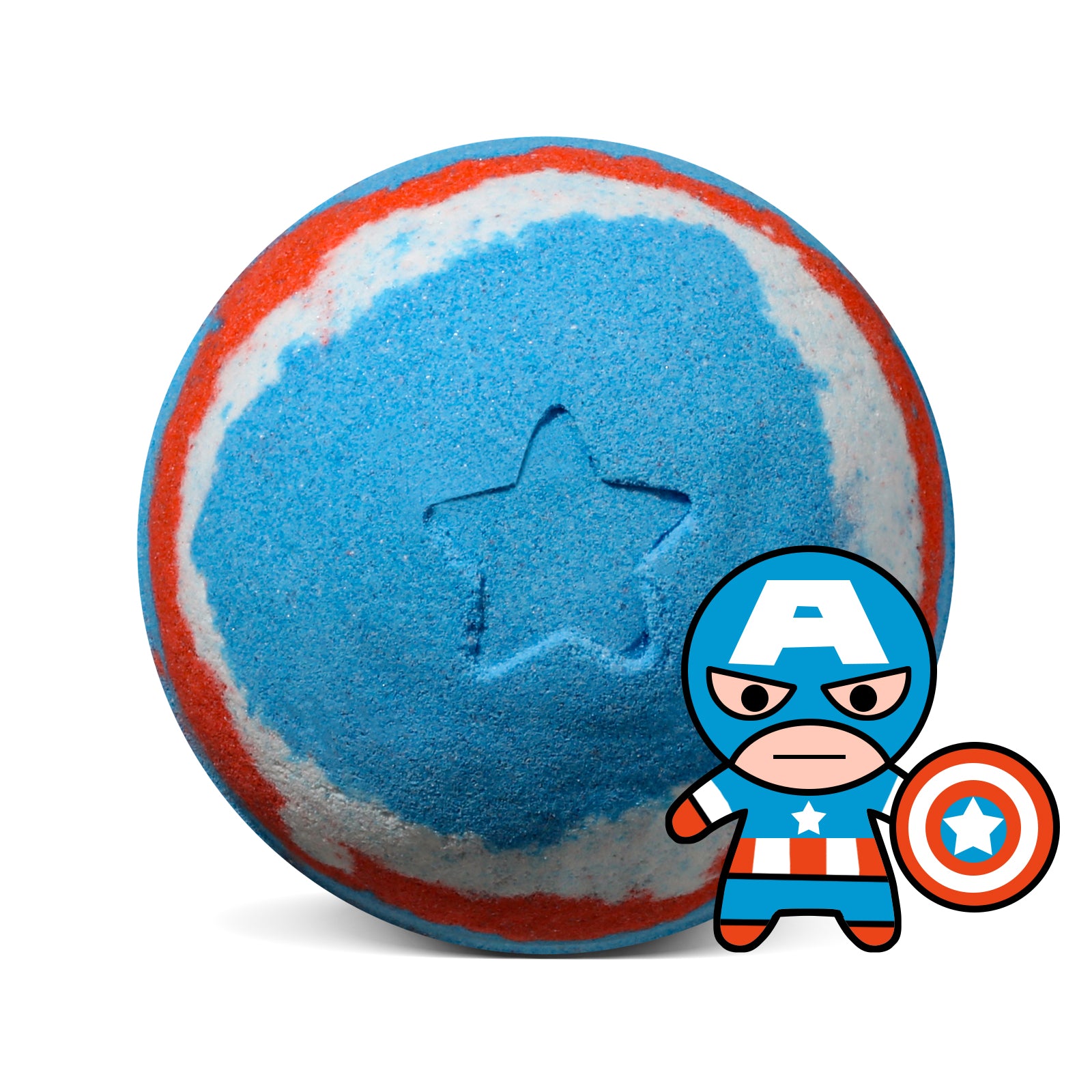 bath bombs with superheroes inside