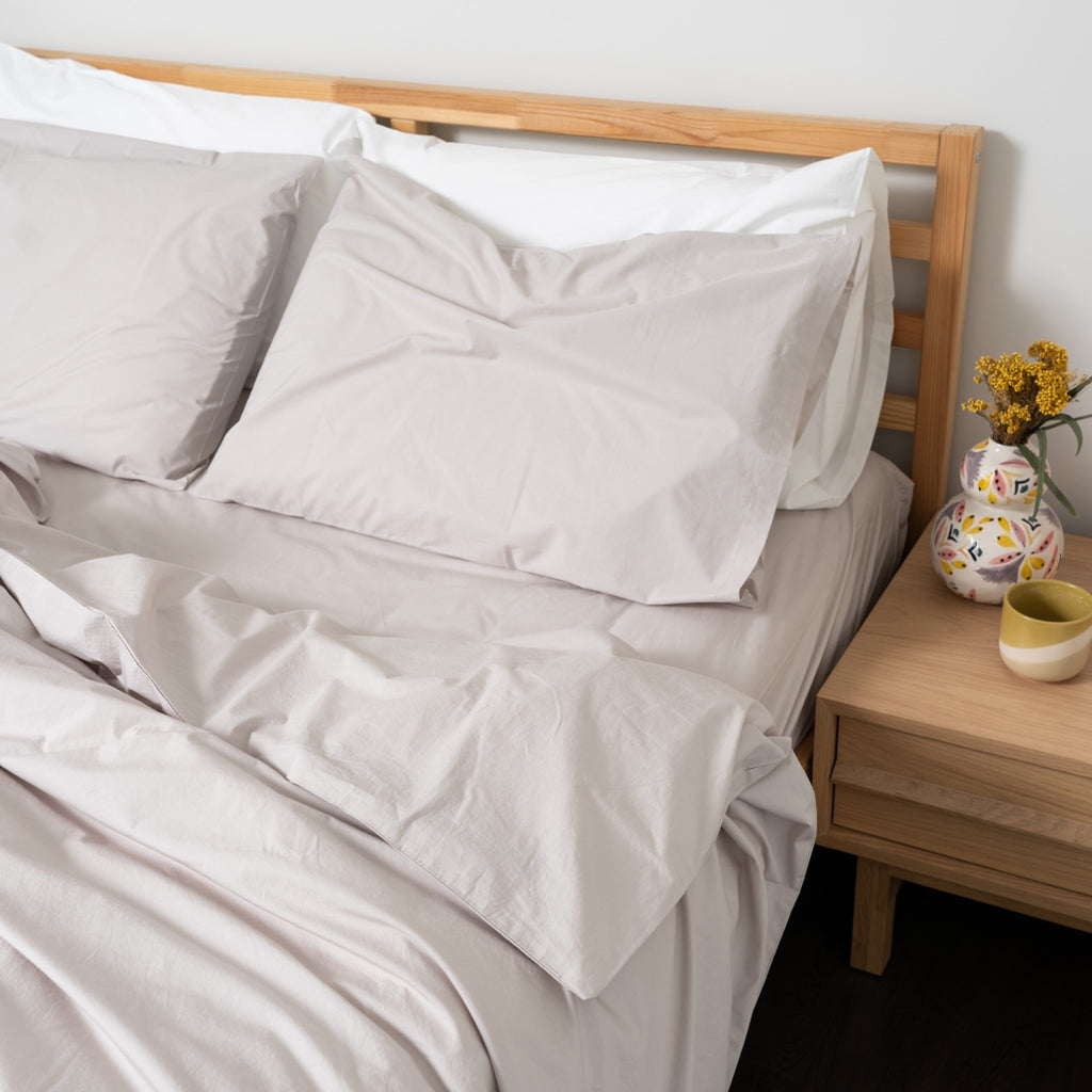 crisp percale duvet cover