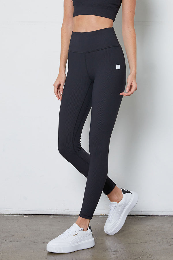 Cream Yoga Julia Cropped Flare Black Pants