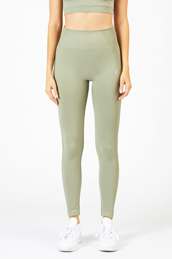 Cream Yoga Haylee Seamless Legging Rust: Rust M