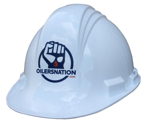 oilers hard hat