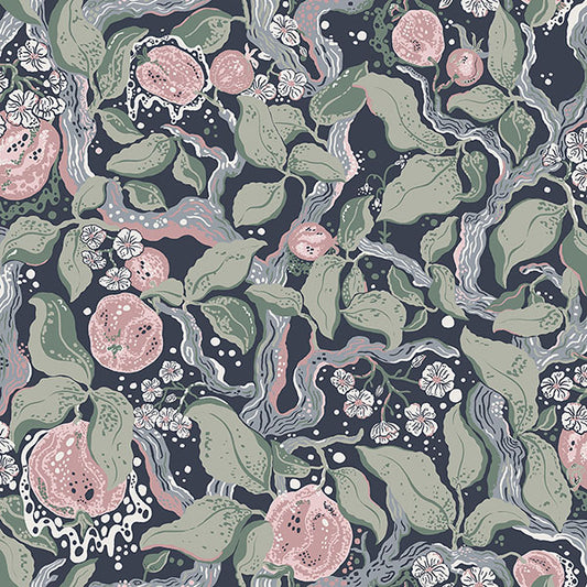 4143-22004 | Botanica, Groh Neutral Floral - A-Street Wallpaper