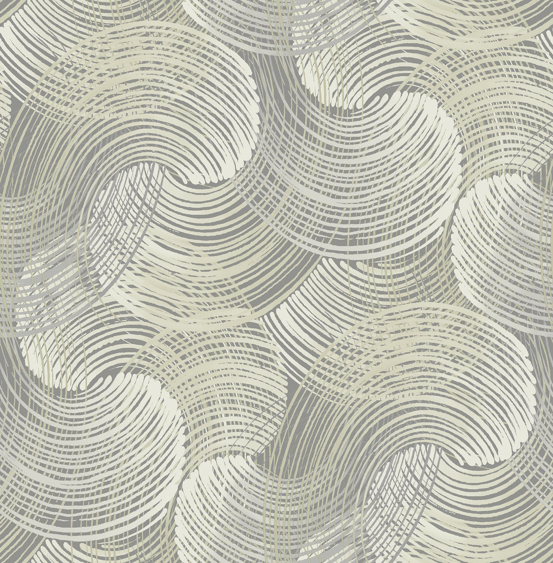 2964-25908 | Scott Living, Karson Slate Swirling Geometric Slate - A-S