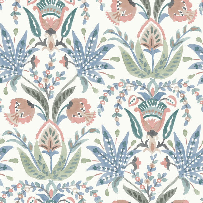 Seaside Jacobean Wallpaper - FloorsWD Ltd