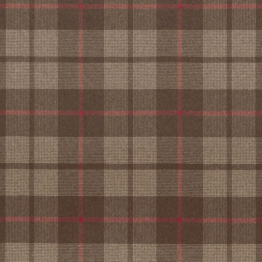 66665 | Montana Wool Plaid, Burgundy - Schumacher Fabric