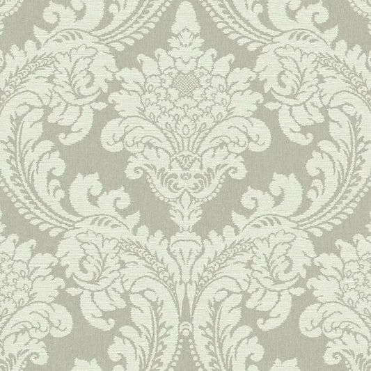 Nouveau Damask Wallpaper by York - Lelands Wallpaper