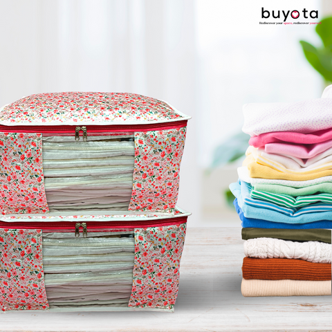 Buyota Printed Saree Organizer