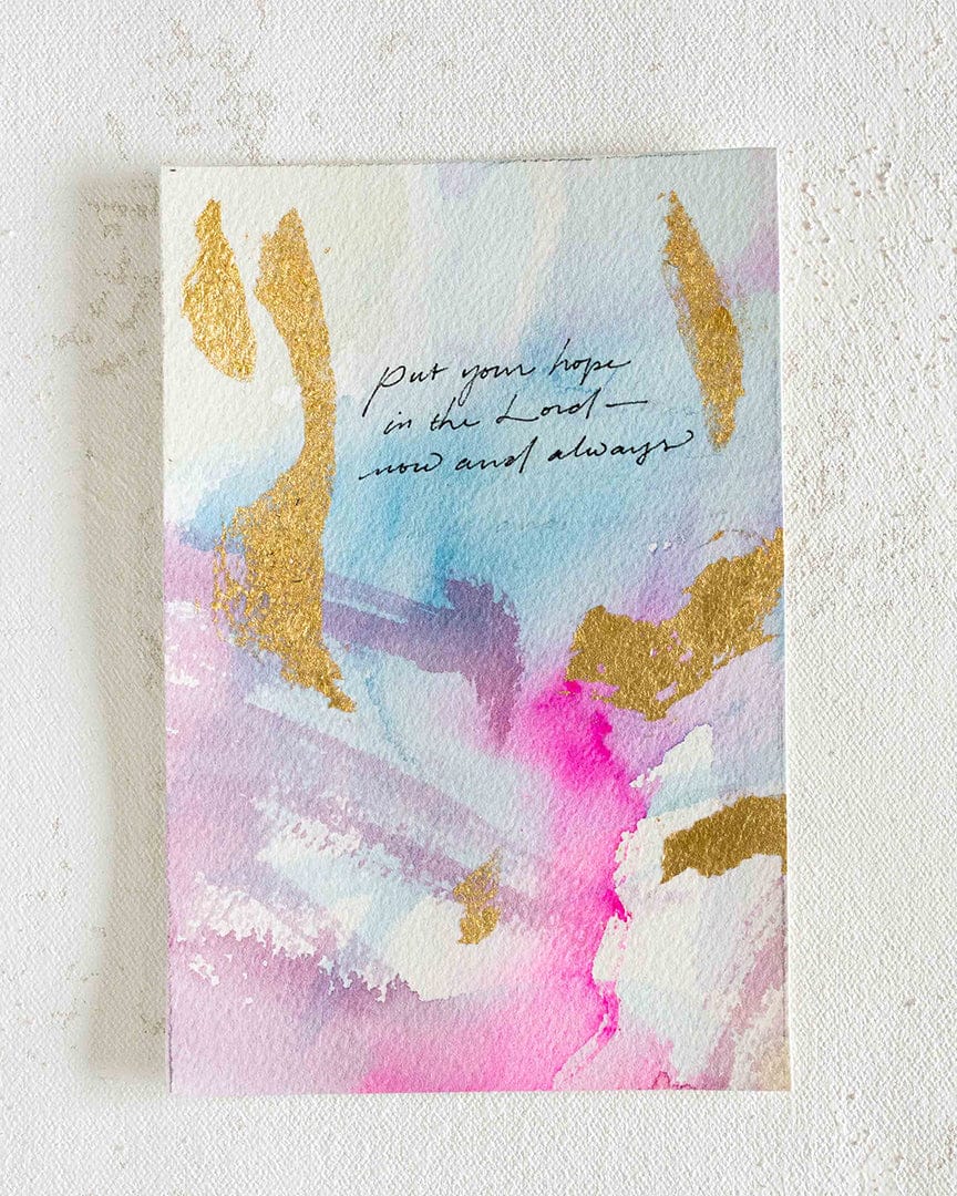 The Peace of God Will Guard Your Hearts Watercolor Painting on Paper –  Mercy Creates Shop