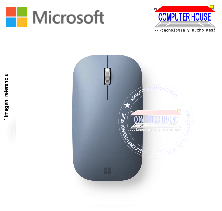 Mouse bluetooth MICROSOFT Modern Mobile Azul Pastel (KTF-00028)