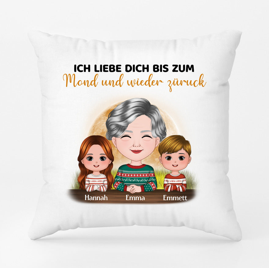 Personalisiertes Kissen für Mama Oma Kinder