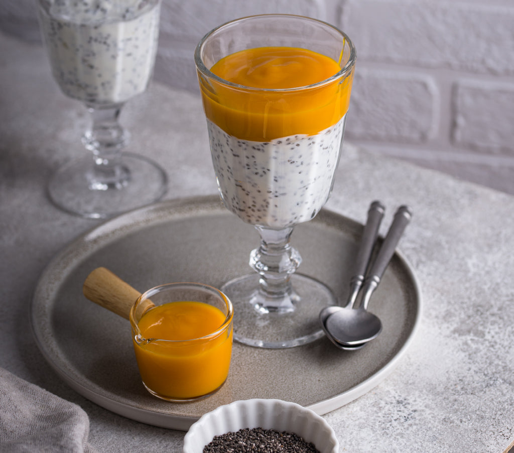 Lyftaal Recipe: Papaya Mango Chia Pudding