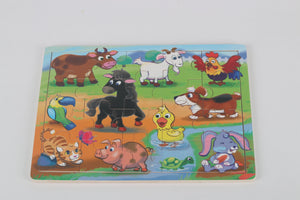 Farm Yard Friends Wooden Puzzle - Noelle Childrens Boutique