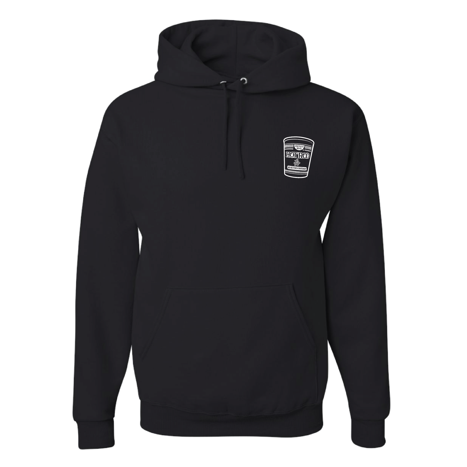 HOT ROD ORIGINAL RAMEN HOODIE (BLACK/WHITE)