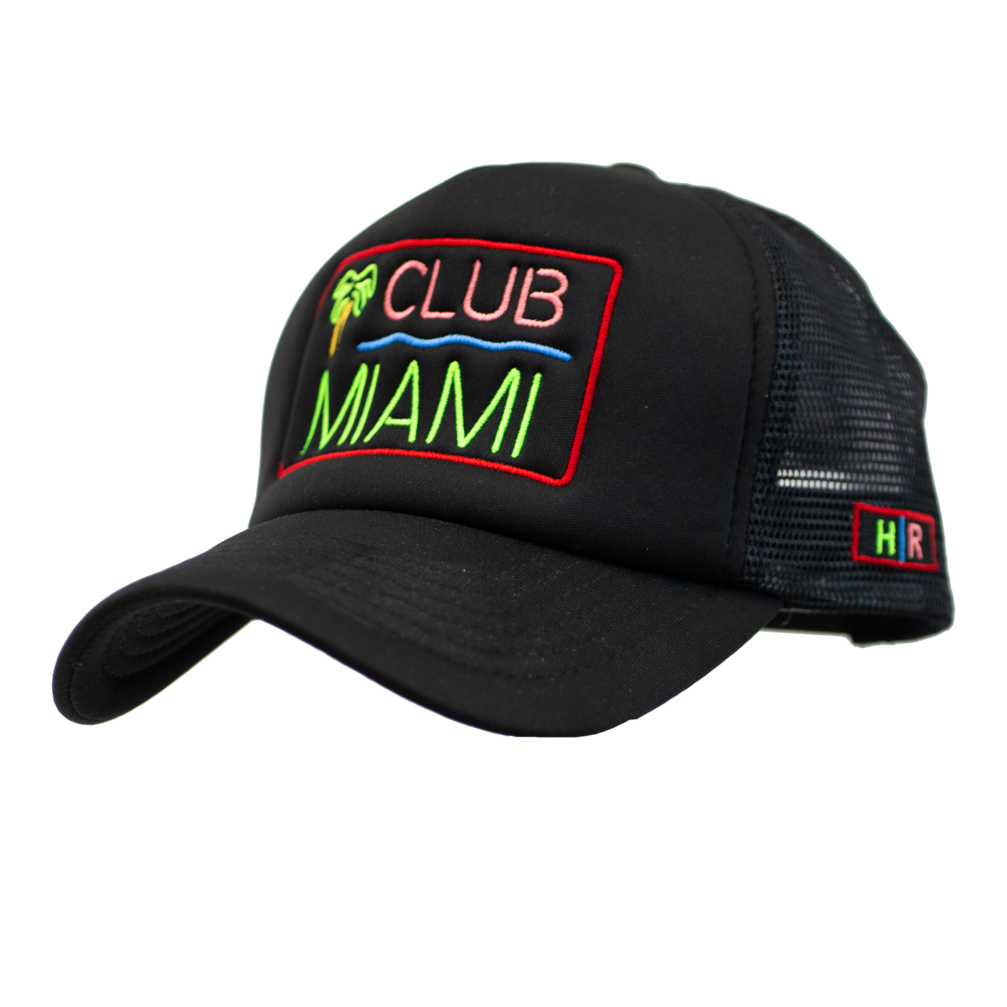 HOT ROD ESSENTIAL LA "CLUB MIAMI" FOAM TRUCKER (BLACK)