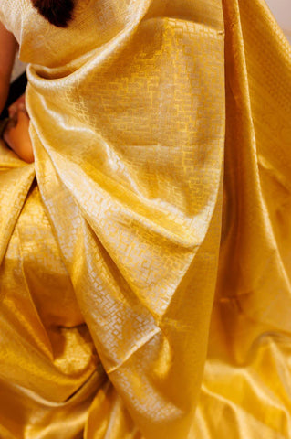 Gold Zari Kanchipuram silk saree
