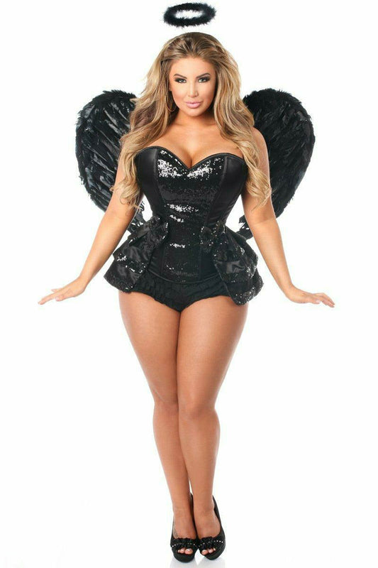 Lavish 4 PC Sexy Devil Costume, New Top Drawer Corsets