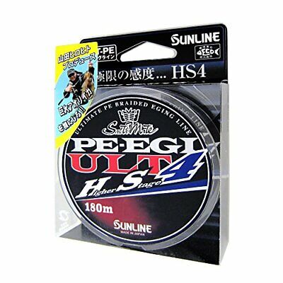 Sunline PE Braid Saltimate PE EGI Ult HS4 180m HG #1 Fishing Line