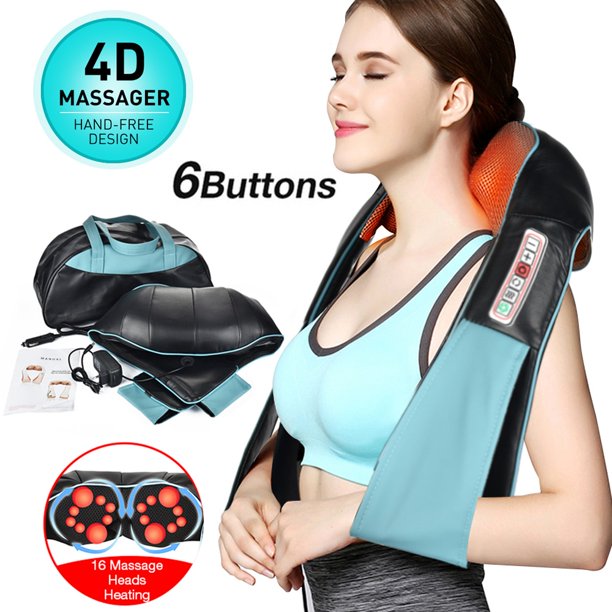 Neck Massager,Intelligent Portable Neck Massage with Heat Cordless,4 M –  iFanze