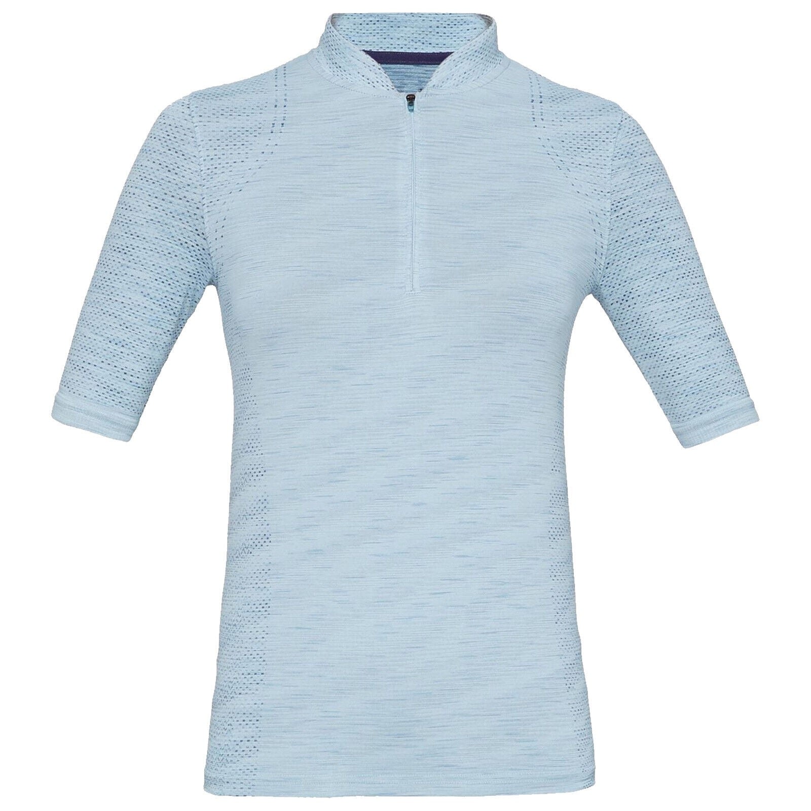 New Women's Under Armour Half Sleeve Zip Golf Polo Size M MSP$65 - Mulligal 