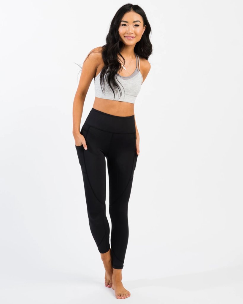 ZYIA, Pants & Jumpsuits, Zyiablack Kakadu Brilliant Hi Rise 78  Leggingssize 416