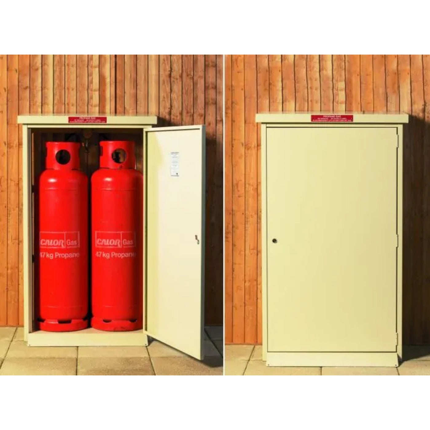 Asgard Gas Bottle Storage | For 2x 47kg bottles | Calor Gas Approved ...