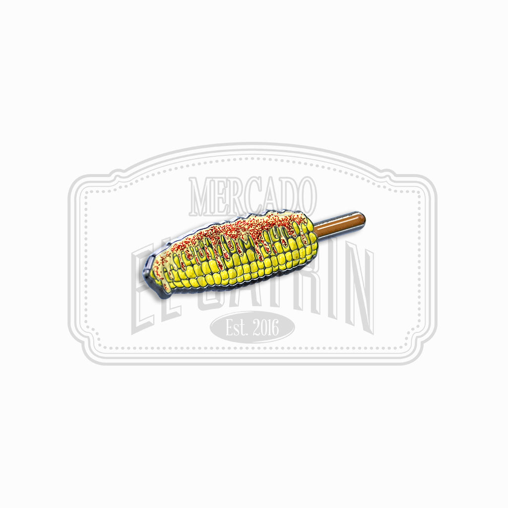 Elote Lapel Pin – Mercado El Catrin