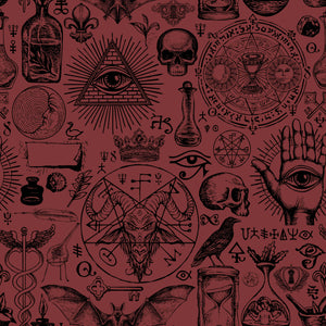 Gothic Wallpaper | Occult Design in Light & Dark Options | Bobbi Beck