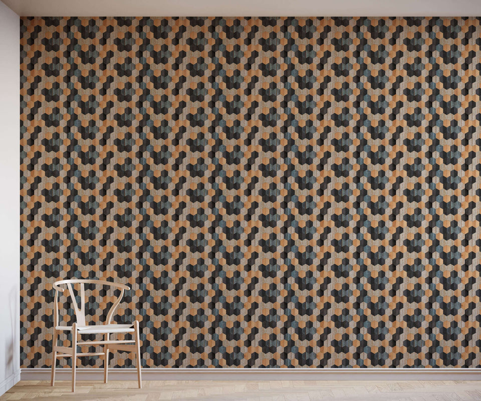 Faux Bois Wallpaper Design Ideas